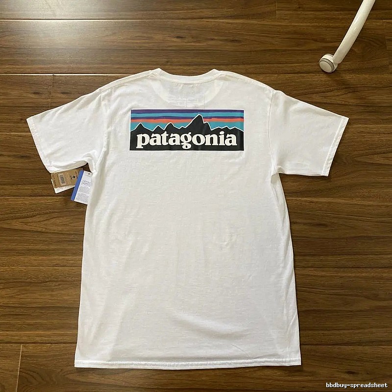 Patagonia White Logo T-Shirt Daily Styling Graphic