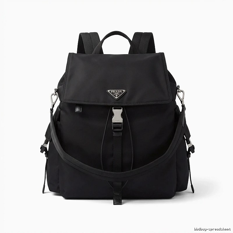 Prada classic black backpack