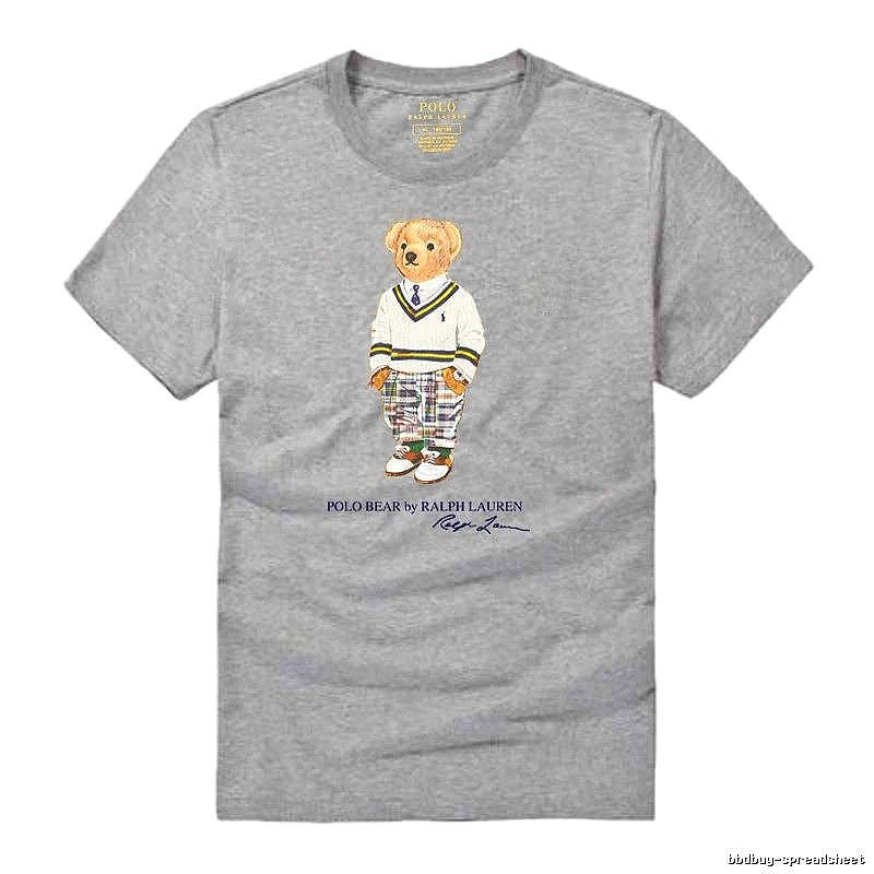 Ralph Lauren Bear Heather Grey T-shirt