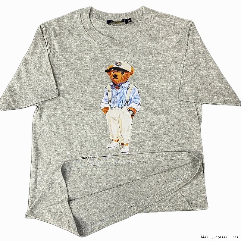 Ralph Lauren Bear Style Grey T-shirt