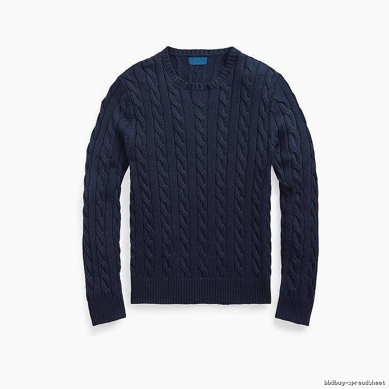 Ralph Lauren Casual Cable-knit sweater Navy Cable Knit for Streetwear Looks