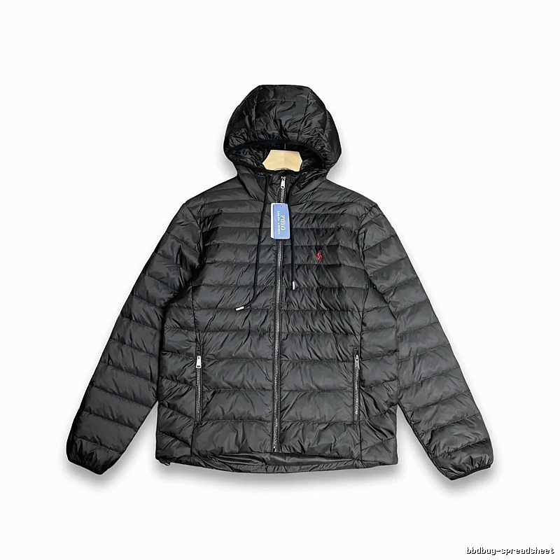 Ralph Lauren Polo Black Simple Down Jacket