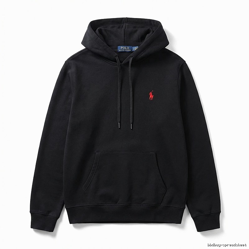 Ralph Lauren Polo hooded black sweatshirt