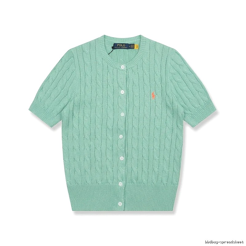 Ralph Lauren Polo light green knitted cardigan