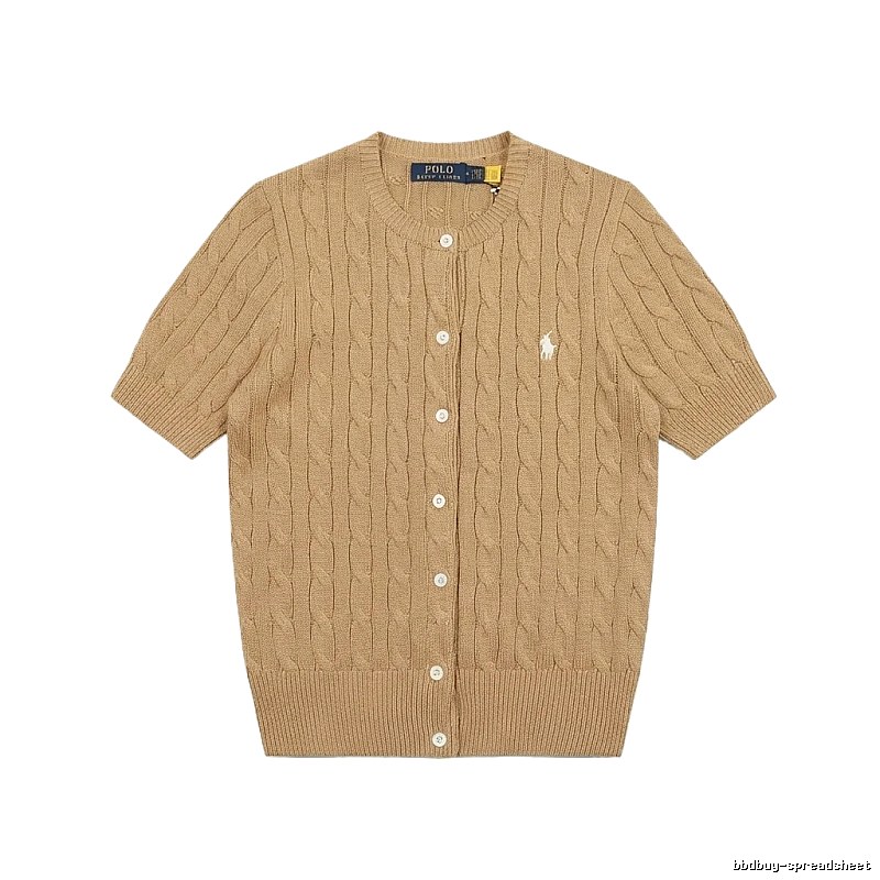 Ralph Lauren Polo Retro Brown Cardigan