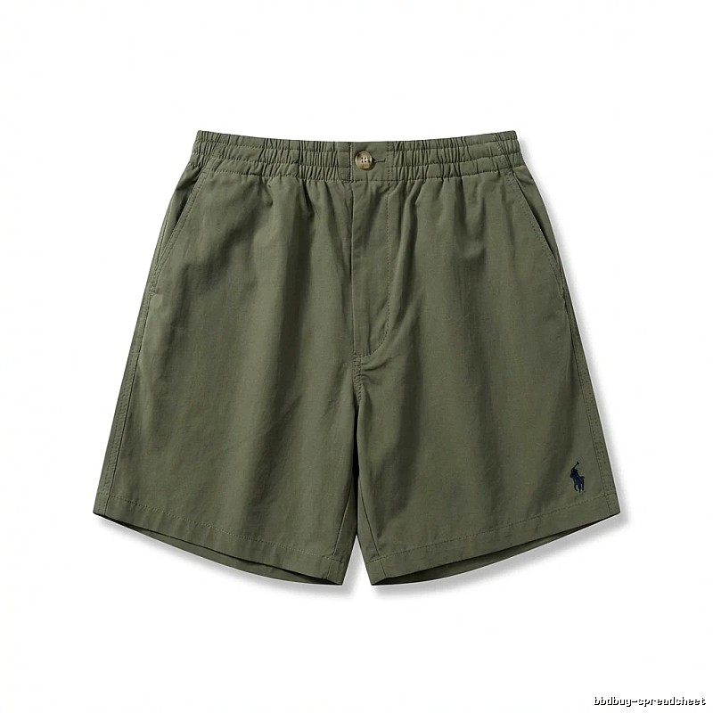 Ralph Lauren's casual-style military green shorts