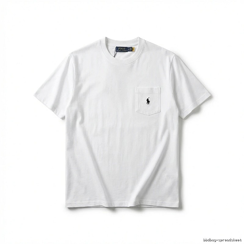 Ralph Lauren's classic and simple style white T-shirt