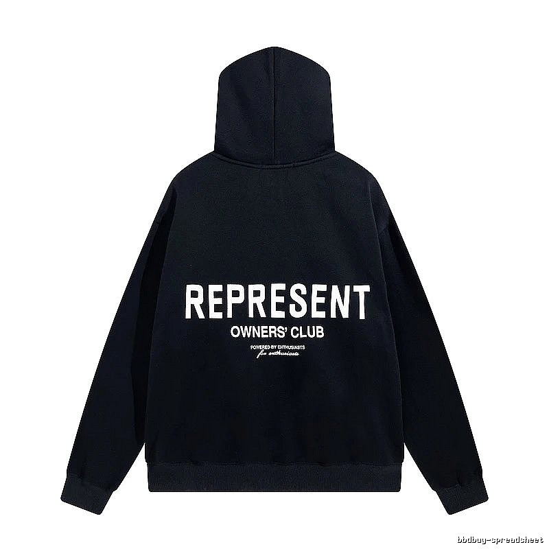Represent Classic Owners Club hoodie Navy Large Represent for Daily Styling