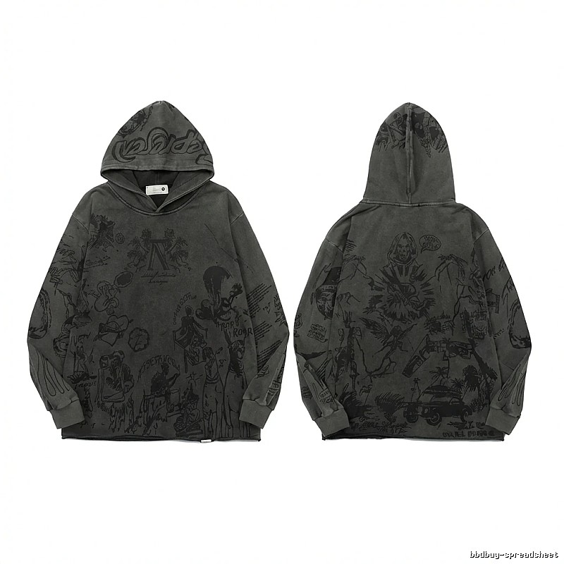 Represent Dark Retro Hoodie