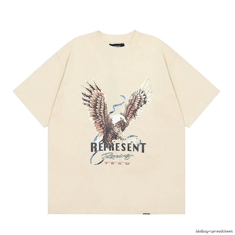 Represent Flying Eagle Vintage Beige T-Shirt
