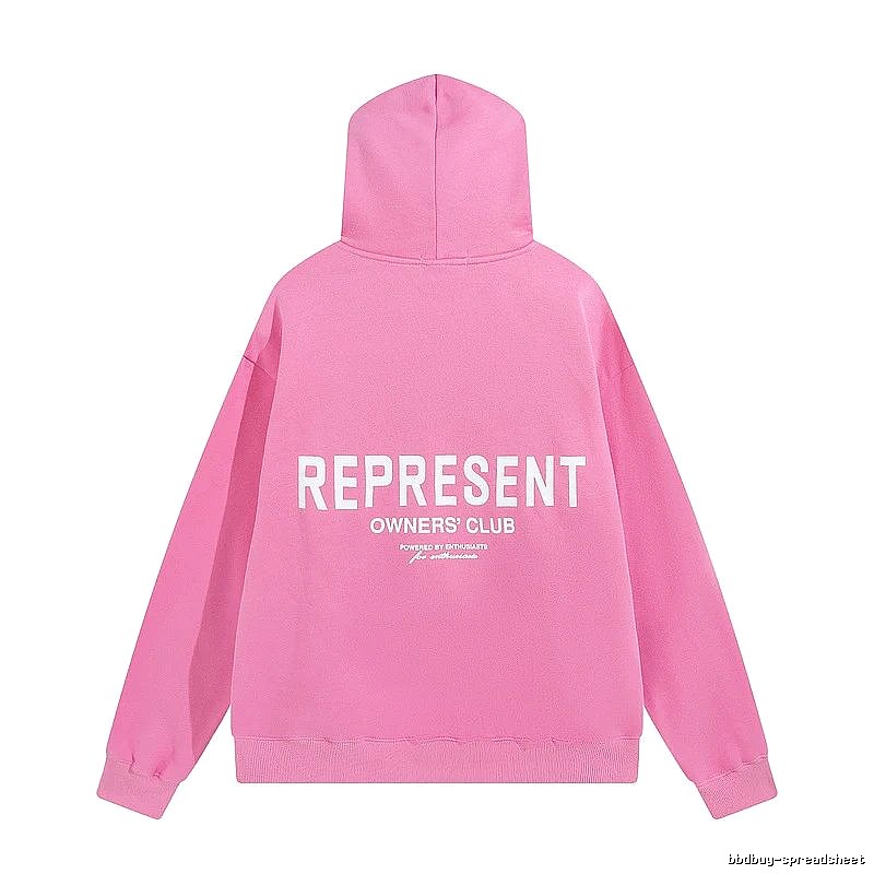 Represent Streetwear Owners Club hoodie Navy Large Represent with Logo Accent