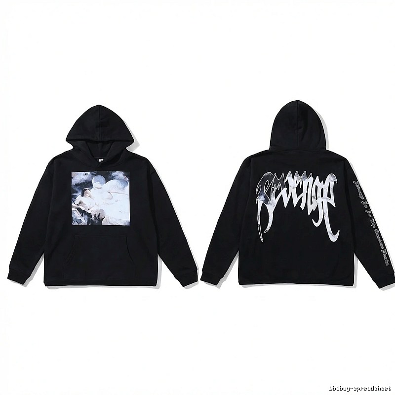 Revenge dark style black hoodie