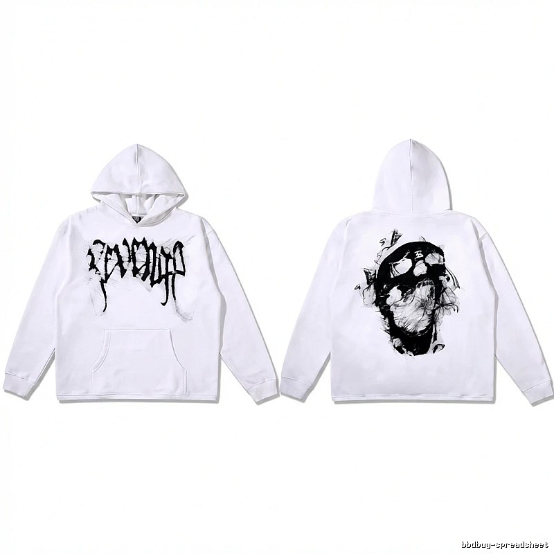 Revenge dark - style white hoodie