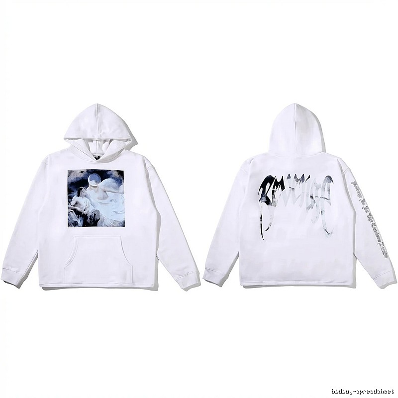 Revenge dark style white hoodie