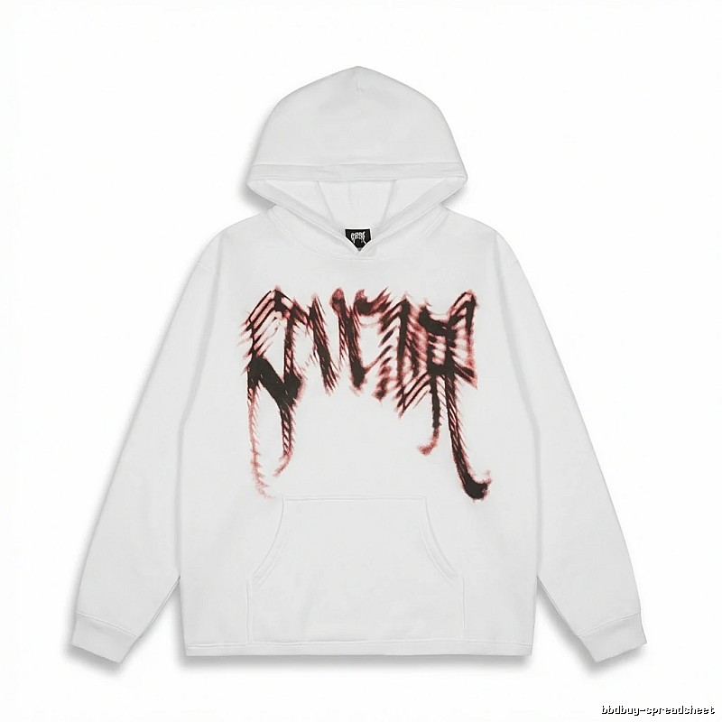 Revenge Gothic Style White Hoodie