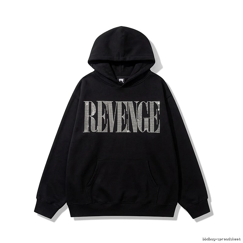 Revenge Letter Wind Black Hoodie