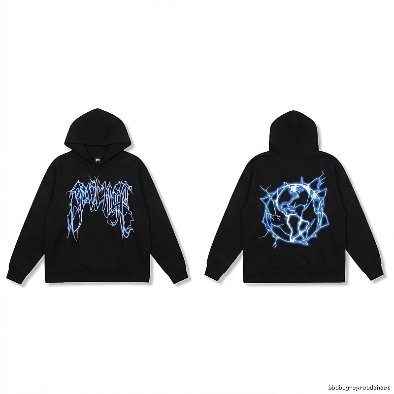 Revenge Lightning Wind Black Hoodie