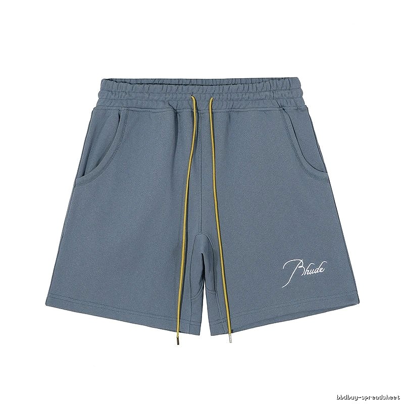 RHUDE casual style gray shorts