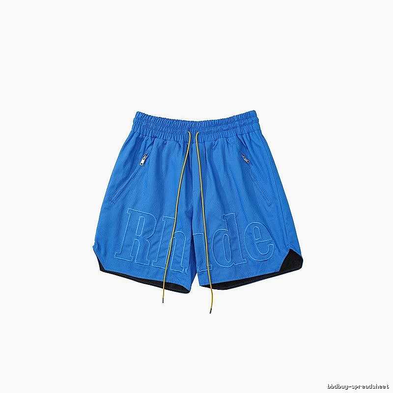 RHUDE sporty blue shorts
