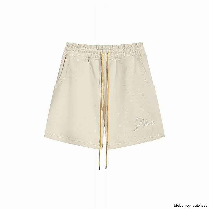 RHUDE's simple and casual style off-white shorts