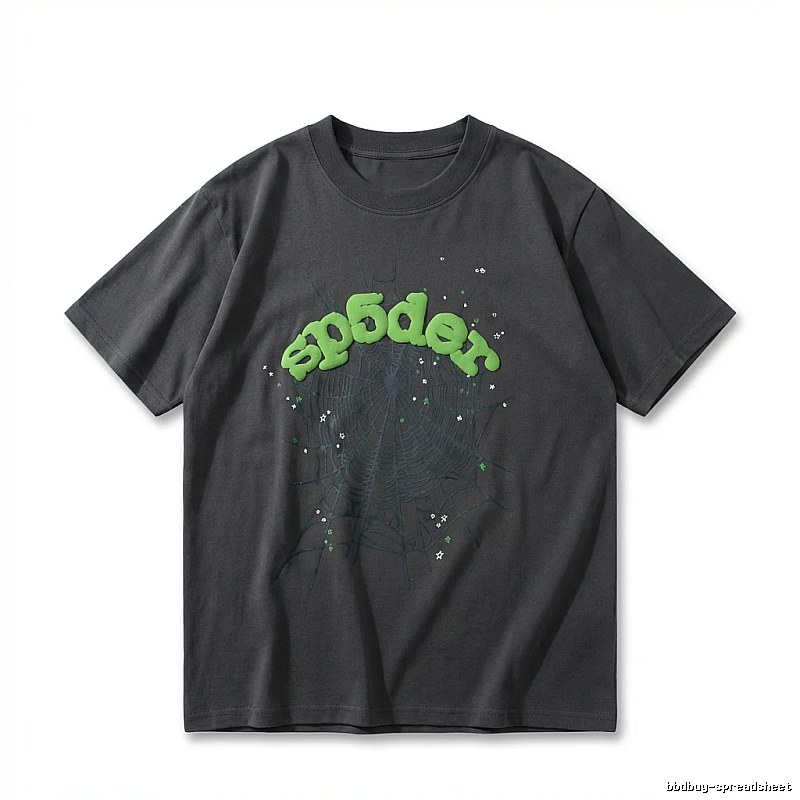 Sp5der Dark Style Black T-shirt
