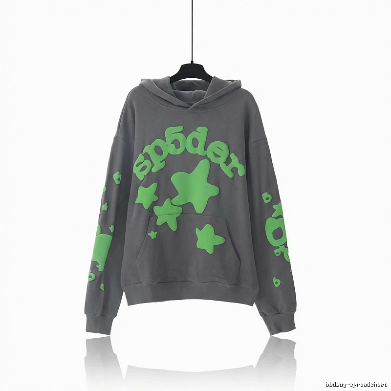 SP5der Star Trendy Cool Gray Sweatshirt