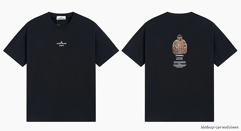 Stone Island Archive Series Street Style Black T-Shirt