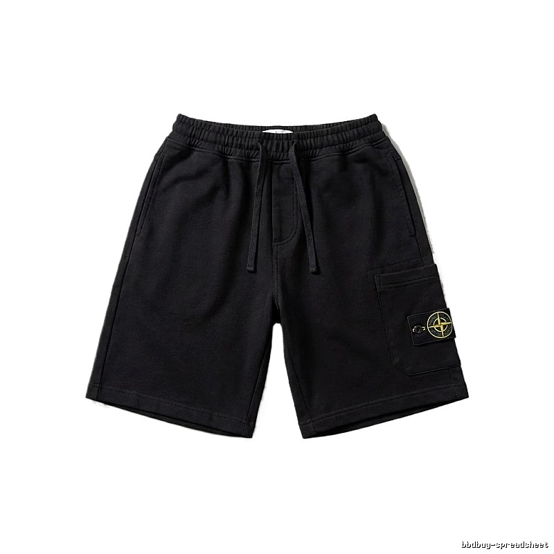 Stone Island functional style black shorts
