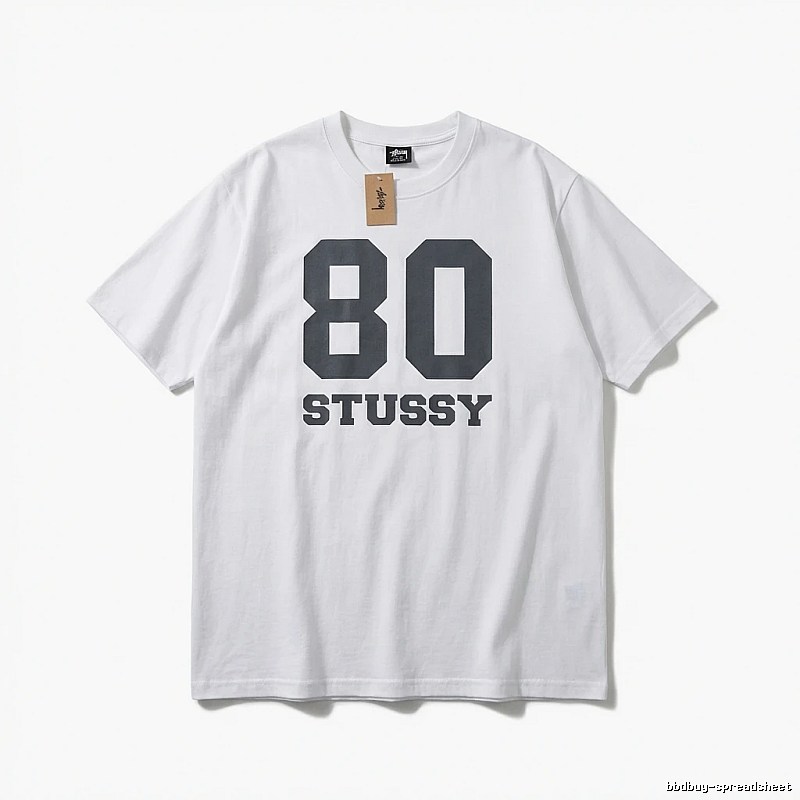Stussy 80 Series Simple White T-shirt