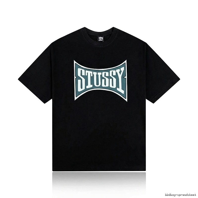 Stussy classic black T-shirt