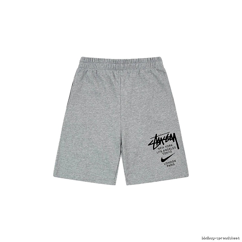 Stussy Co-branded Sporty Grey Shorts