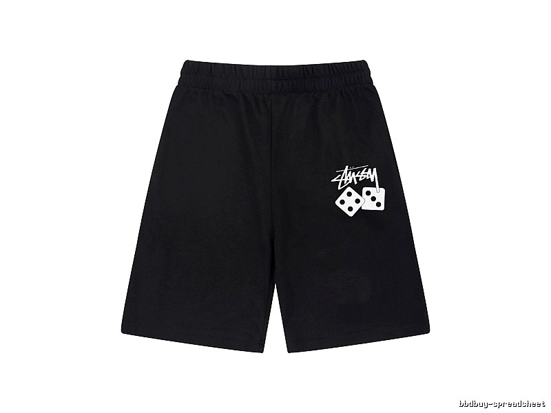 Stussy Dice Style Black Shorts