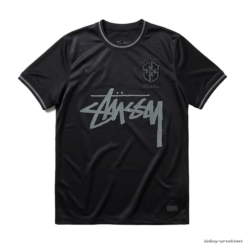 Stussy graffiti-style black T-shirt