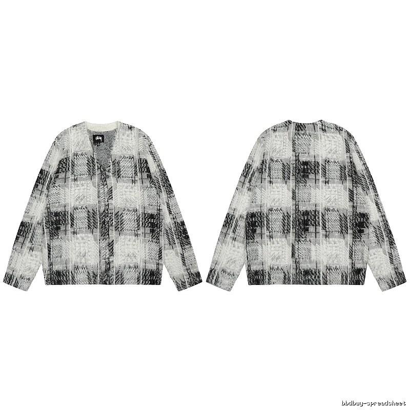 Stussy Gray Swirl Graphic SweatShirt Gift Ready
