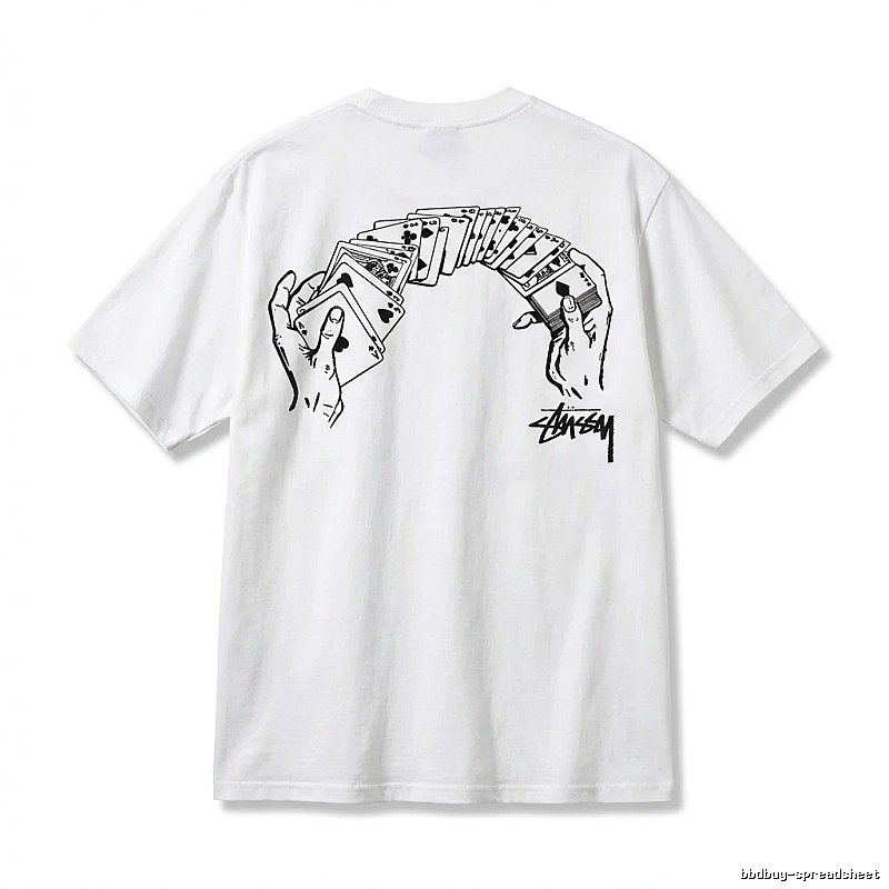 Stussy Poker Print Style T-shirt