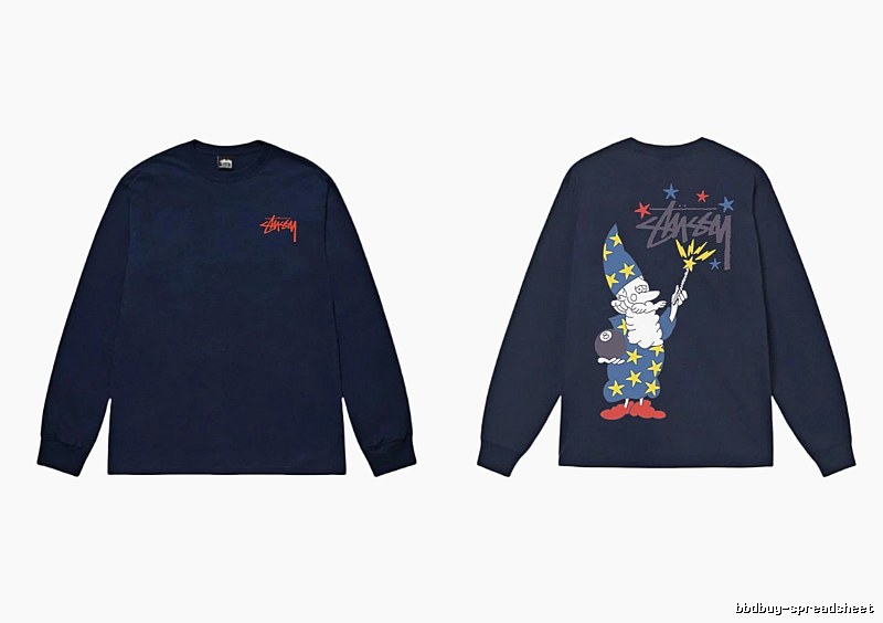 Stussy Wizard Series Dark Style Long-sleeve