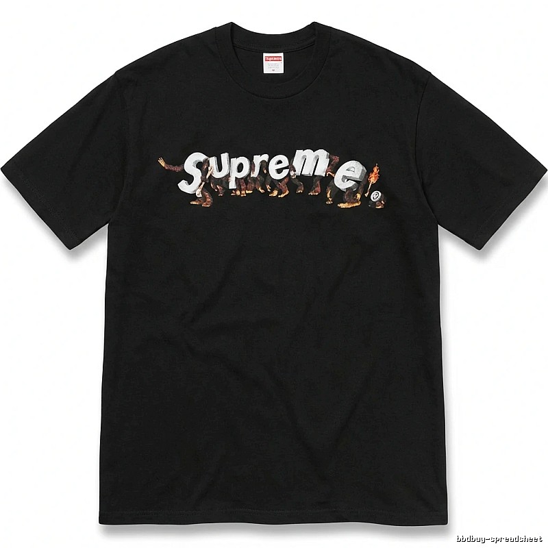 Supreme Ape Series Black T-shirt