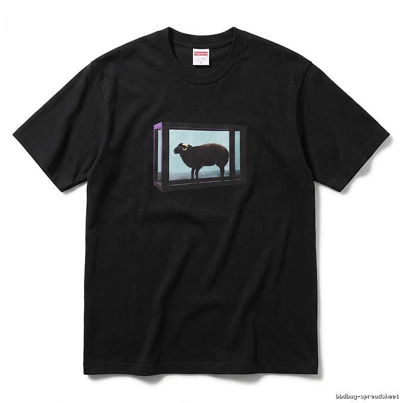 Supreme Art Style Black T-shirt
