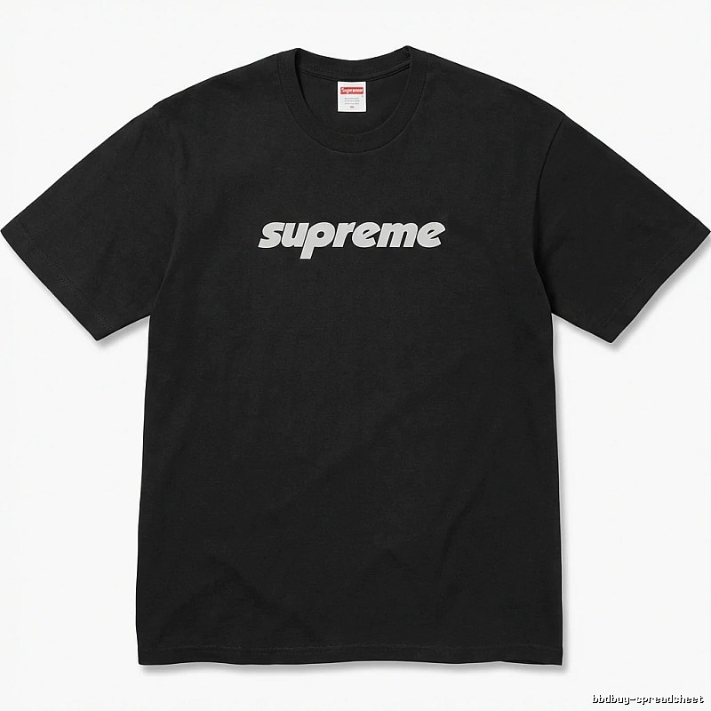 Supreme basic simple black T-shirt