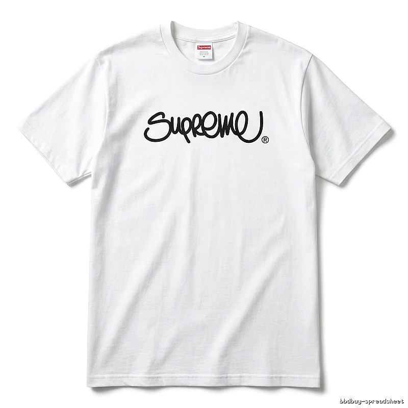 Supreme basic white T-shirt