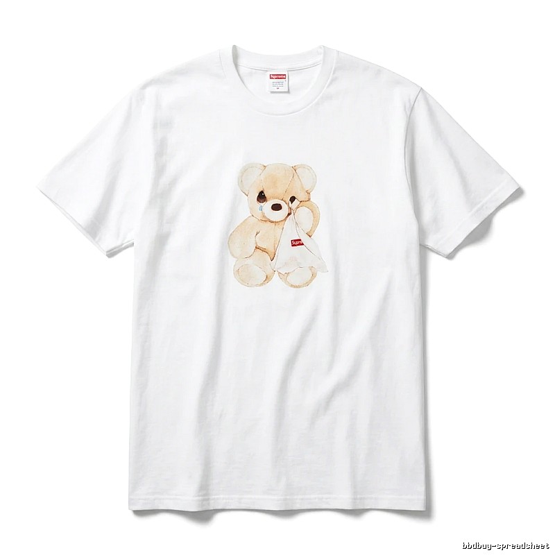Supreme Bear Trend Brand White T-shirt