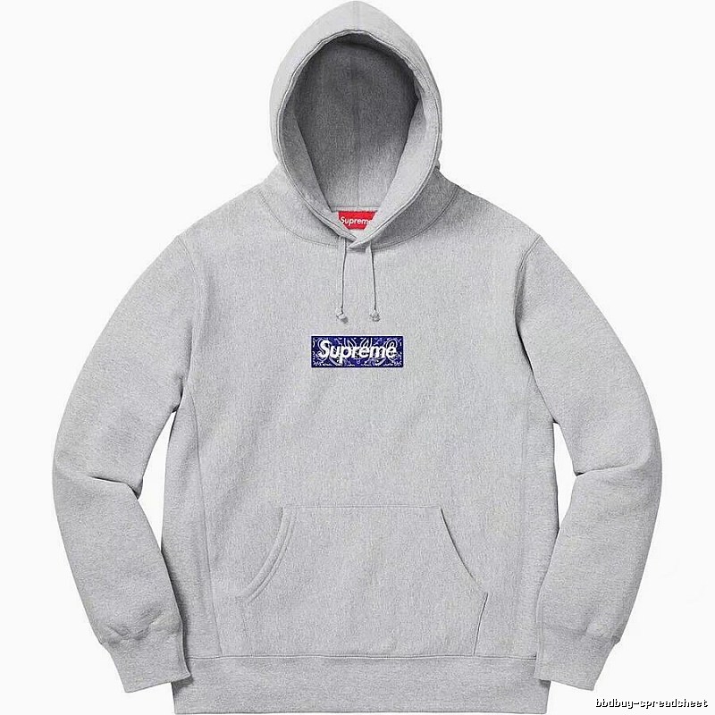 Supreme Daily Logo hoodie Gray Red Oversized for City Outfits