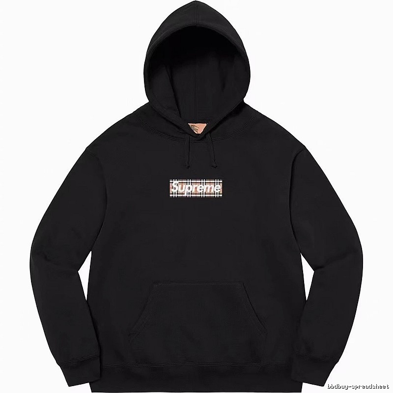Supreme Monogram Logo hoodie Gray Red Oversized for Casual Outfits