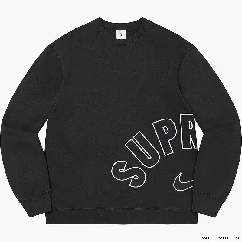 Supreme Resort Logo hoodie Gray Red Oversized with Premium Look