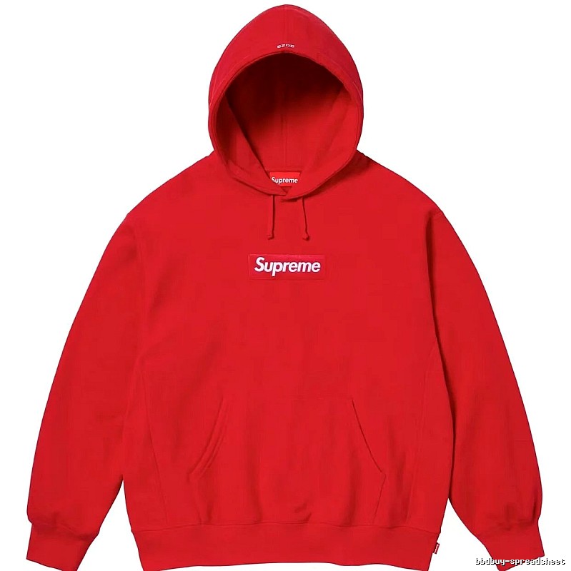 Supreme Statement Logo hoodie Gray Red Oversized for Easy Pairing