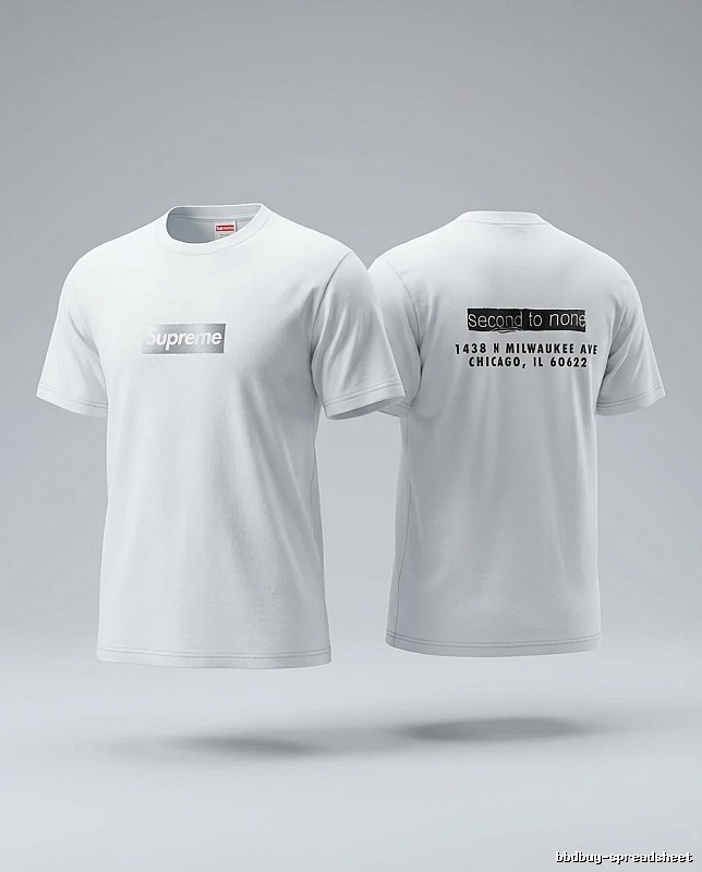 Supreme trendy and cool style white T-shirt