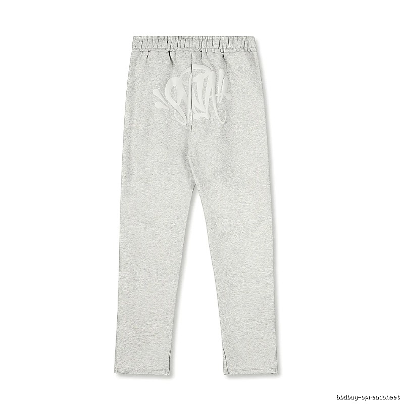 SynaWorld Trendy Cool Style Light Gray Sweatpants