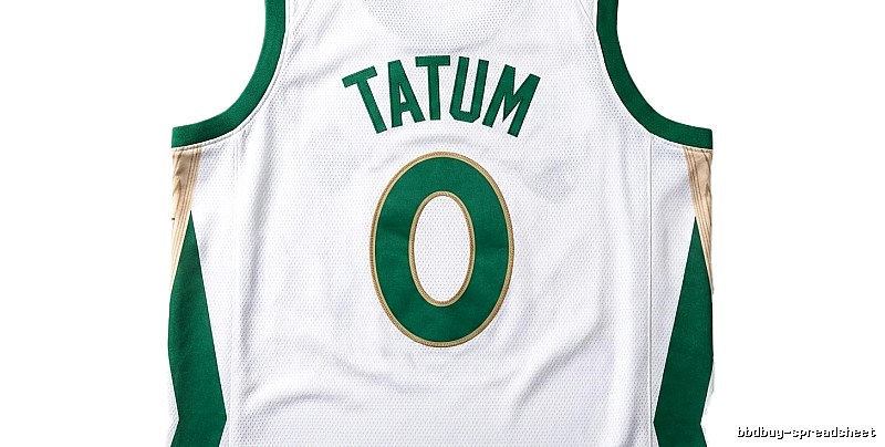 Tatum Series Green and White Basketball Vest