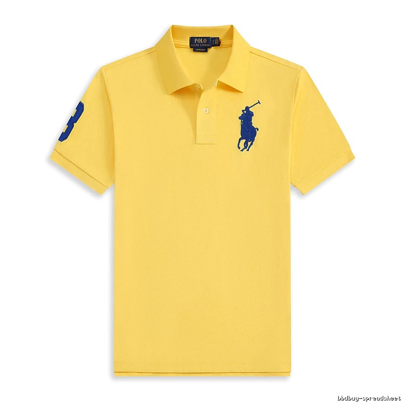 The classic yellow shirt of Ralph Lauren Polo.