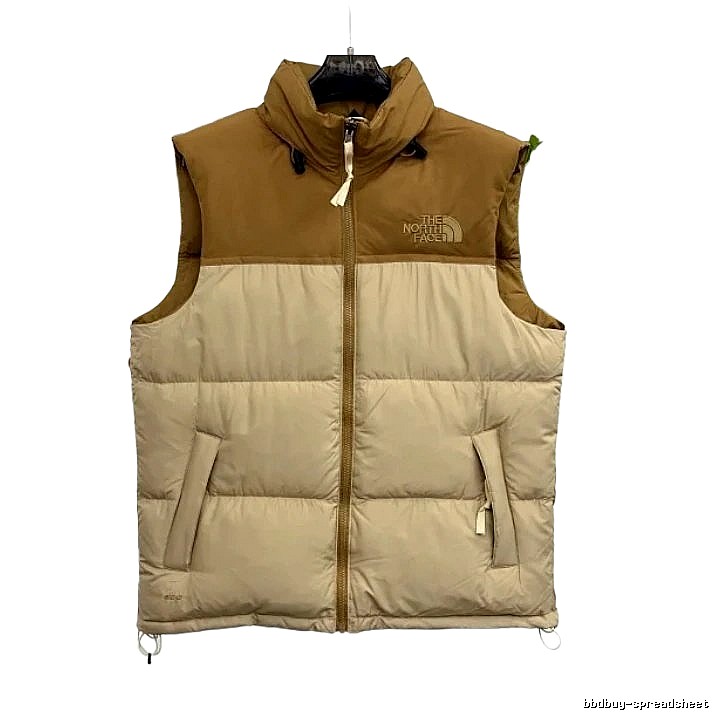 The North Face patchwork outdoor-style vest